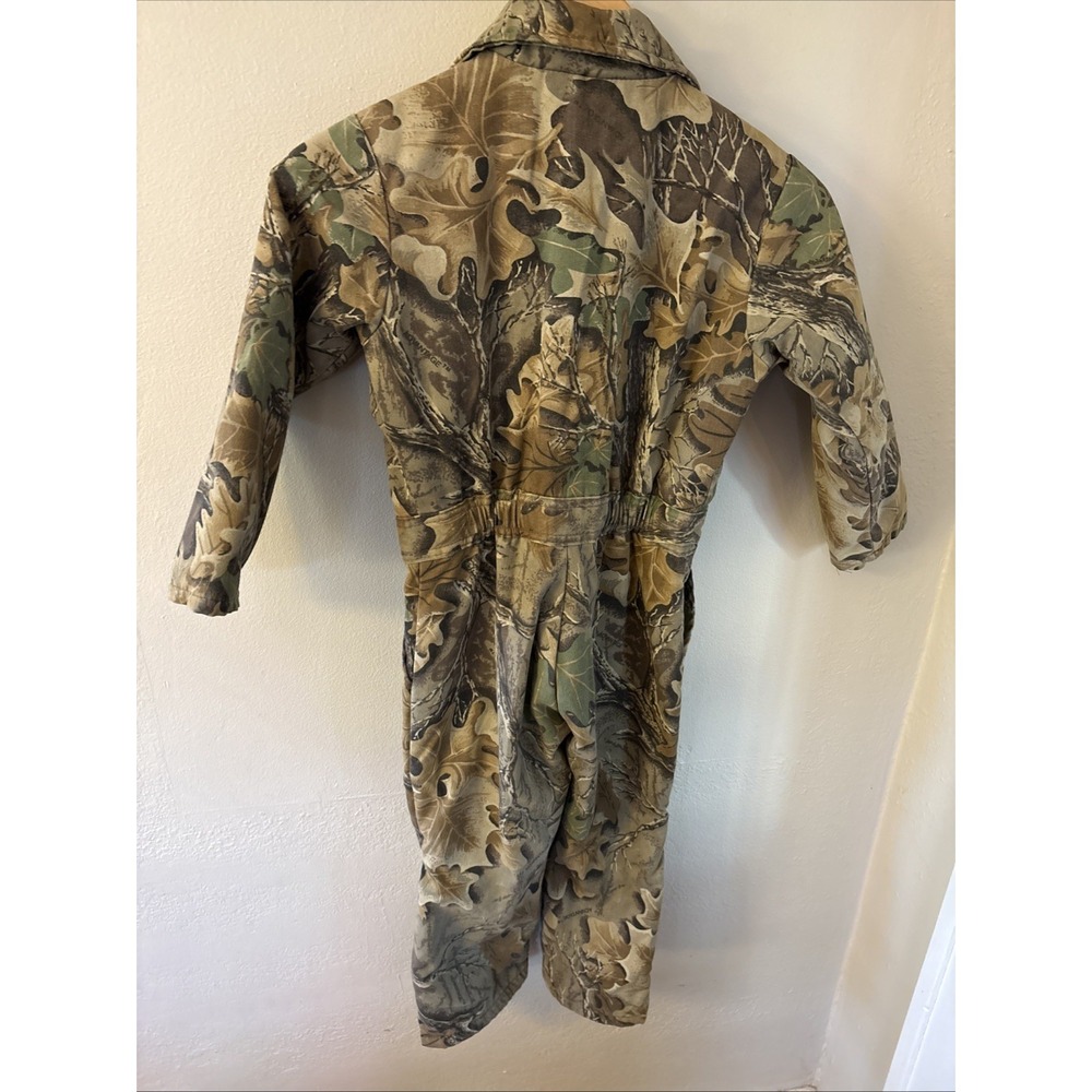 Vintage Walls Blizzard Pruf Coveralls Boys 8 Realtree Camo Quilted Insulated USA - Picture 13 of 16
